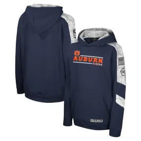 Lids Youth Colosseum Navy Auburn Tigers OHT Military Appreciation Cyclone Digital Camo Pullover Hoodie